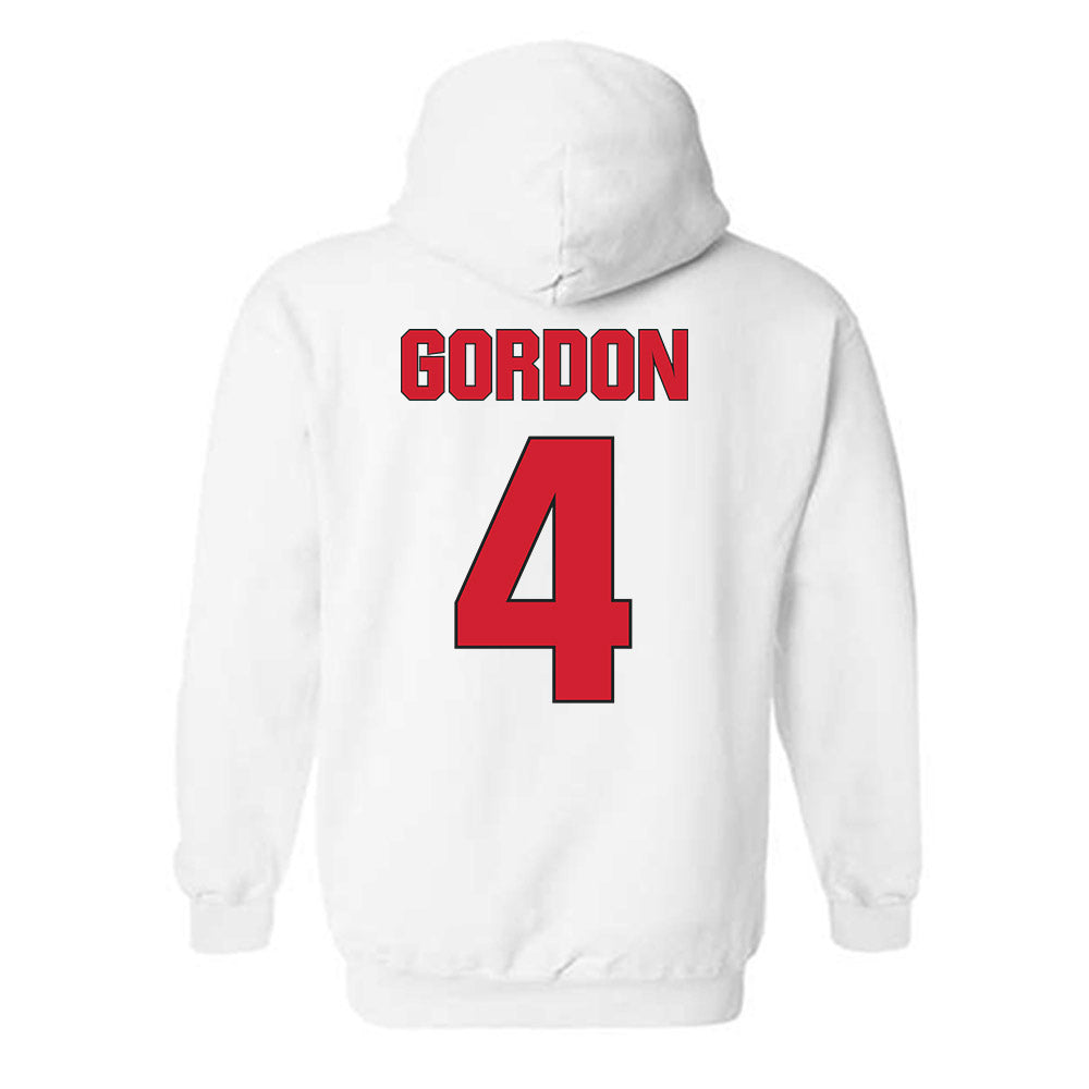 NC State - NCAA Men's Soccer : Joshua Gordon - Classic Shersey Hooded Sweatshirt-1