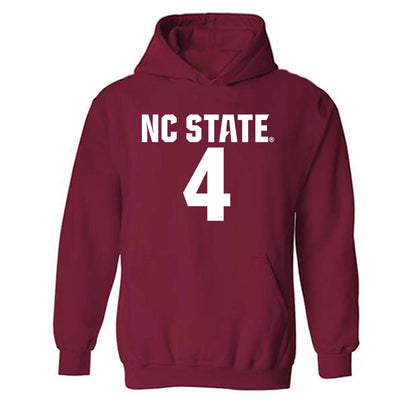 NC State - NCAA Men's Soccer : Joshua Gordon - Classic Shersey Hooded Sweatshirt-0