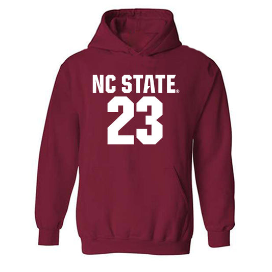NC State - NCAA Men's Soccer : Austin Bush - Classic Shersey Hooded Sweatshirt-0