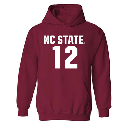 NC State - NCAA Men's Soccer : Tyler Caton - Classic Shersey Hooded Sweatshirt-0