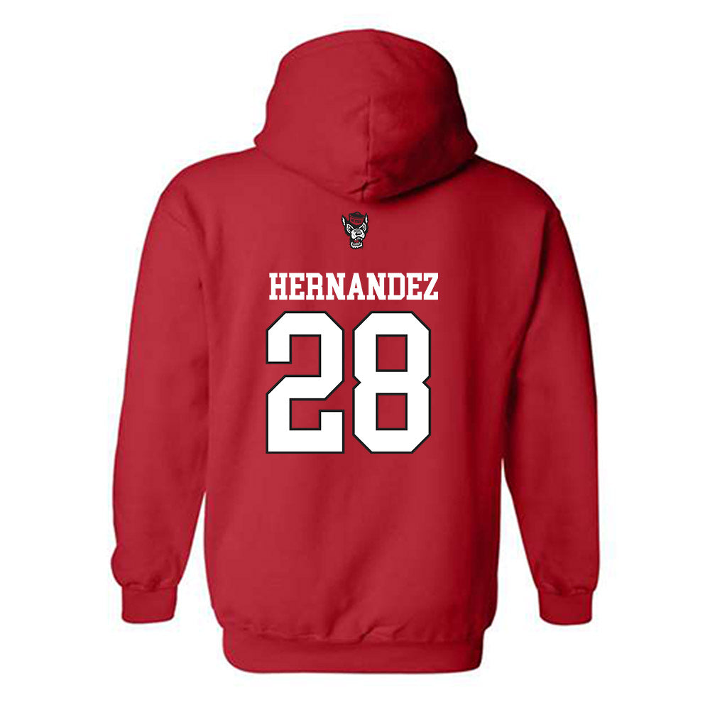 NC State - NCAA Women's Soccer : Sophia Hernandez - Classic Shersey Hooded Sweatshirt-1