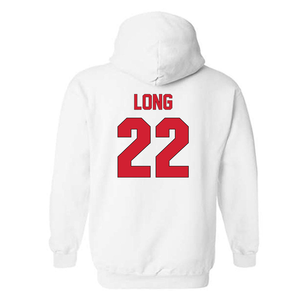 NC State - NCAA Women's Volleyball : Eva Long - Classic Shersey Hooded Sweatshirt-1