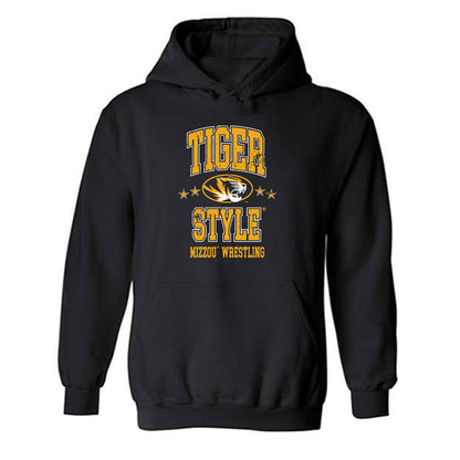 Missouri - NCAA Wrestling : Cash Cooley - Classic Shersey Hooded Sweatshirt-0