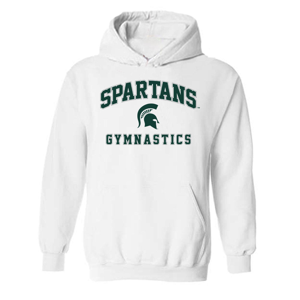 Michigan State - NCAA Women's Gymnastics : Gabi Ortiz - Sports Shersey Hooded Sweatshirt-0