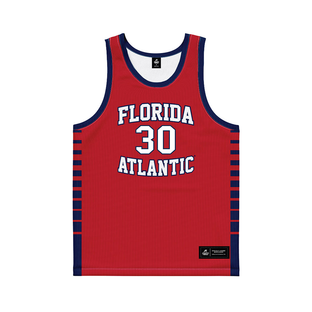 FAU - NCAA Men's Basketball : Lachlan Smith - Basketball Jersey-0