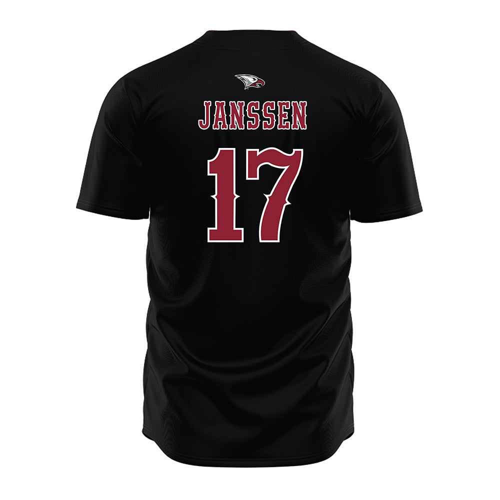 NCCU - NCAA Softball : Madeline Janssen - Black Jersey-1