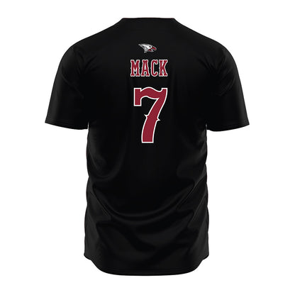 NCCU - NCAA Softball : Simone Mack - Black Jersey-1