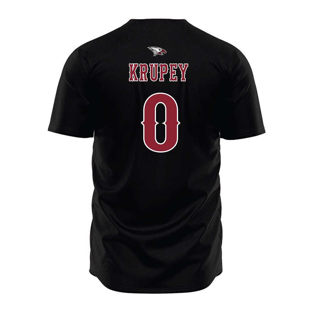NCCU - NCAA Softball : Elana Krupey - Black Jersey-1