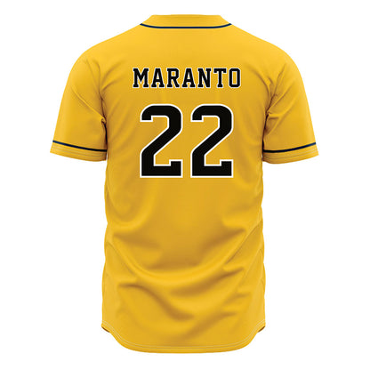 Southern Miss - NCAA Baseball : Braden Maranto - Gold Jersey-1