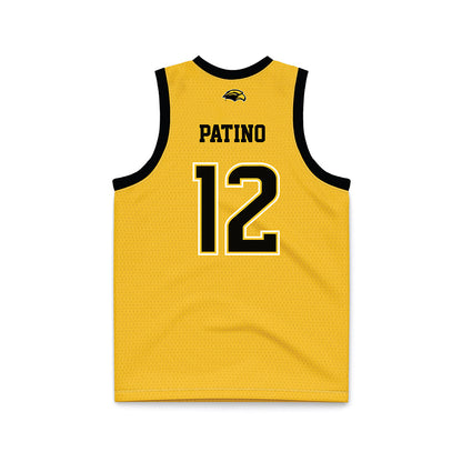 Southern Miss - NCAA Men's Basketball : Felipe Patino - Gold Basketball Jersey-1