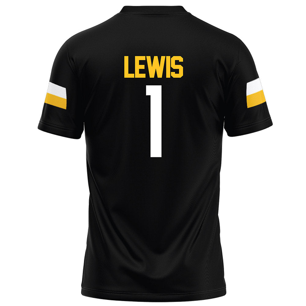 Southern Miss - NCAA Football : Champ Lewis - Black Football Jersey-1