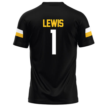 Southern Miss - NCAA Football : Champ Lewis - Black Football Jersey-1