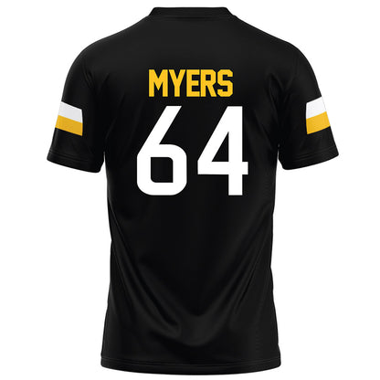 Southern Miss - NCAA Football : Camden Myers - Black Football Jersey-1