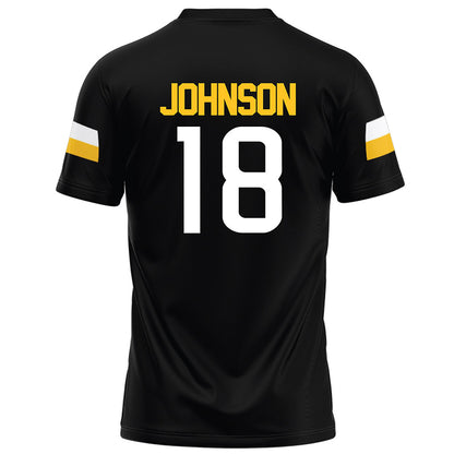 Southern Miss - NCAA Football : Jordan Johnson - Black Football Jersey-1