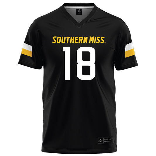 Southern Miss - NCAA Football : Tate Rodemaker - Black Football Jersey-0
