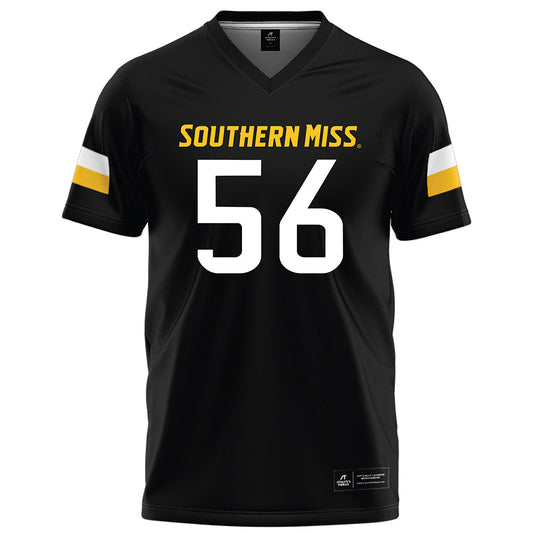 Southern Miss - NCAA Football : Greg Nunnery - Black Football Jersey-0