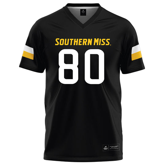Southern Miss - NCAA Football : David Aboya - Black Football Jersey-0