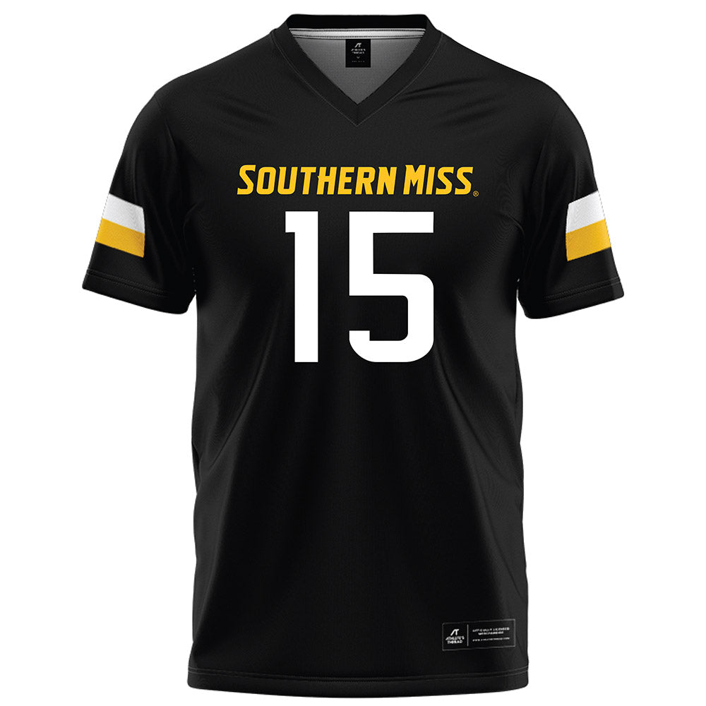 Southern Miss - NCAA Football : Hugh Price - Black Football Jersey-0