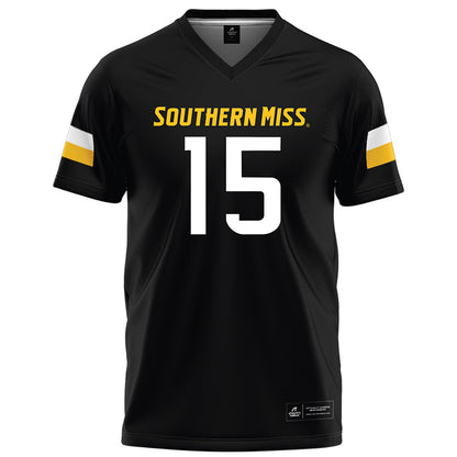 Southern Miss - NCAA Football : Hugh Price - Black Football Jersey-0