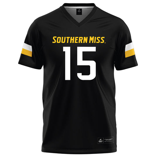 Southern Miss - NCAA Football : Hugh Price - Black Football Jersey-0
