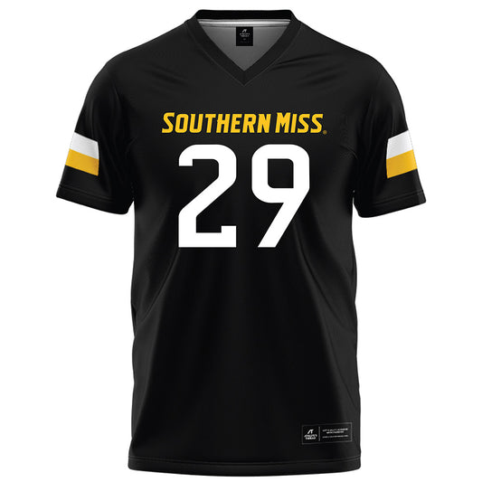 Southern Miss - NCAA Football : Jack Murley - Black Football Jersey-0