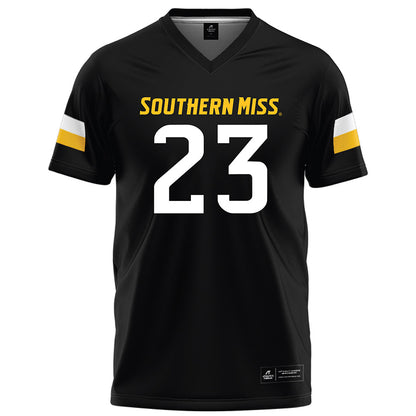 Southern Miss - NCAA Football : Trey Horne - Black Football Jersey-0