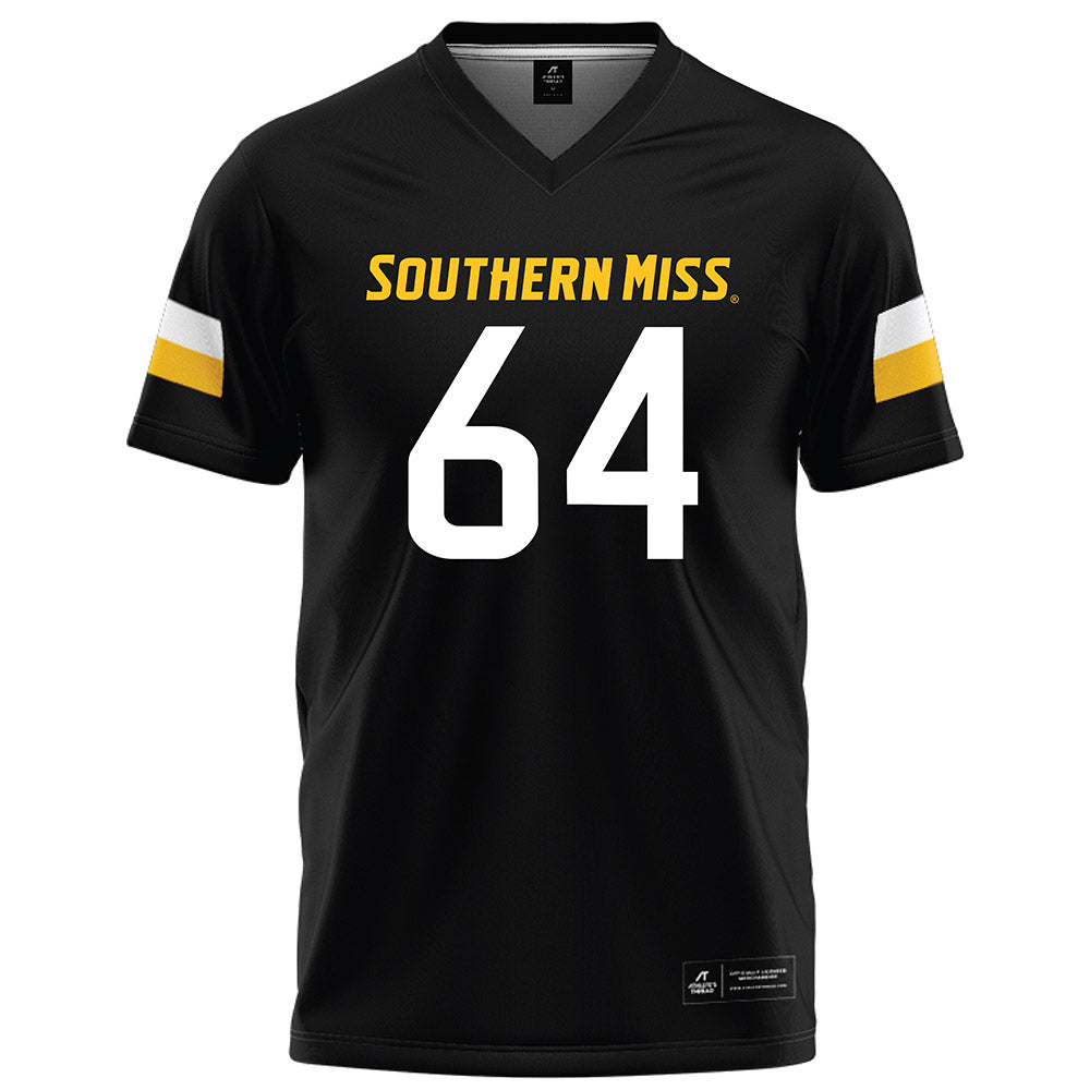 Southern Miss - NCAA Football : Camden Myers - Black Football Jersey-0