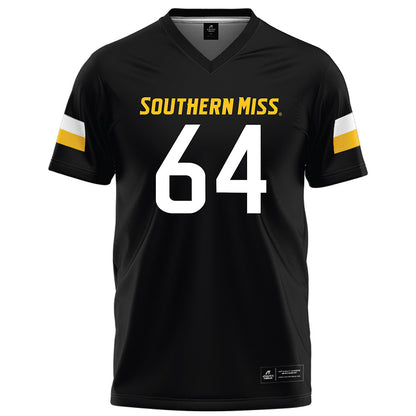 Southern Miss - NCAA Football : Camden Myers - Black Football Jersey-0