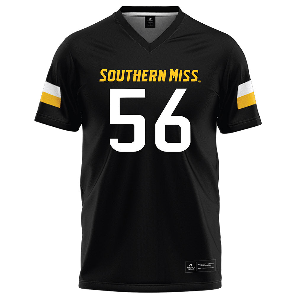 Southern Miss - NCAA Football : Brayden Warner - Black Football Jersey-0