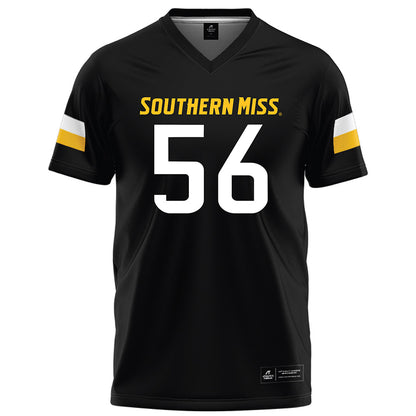 Southern Miss - NCAA Football : Brayden Warner - Black Football Jersey-0
