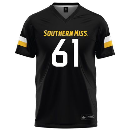Southern Miss - NCAA Football : Kendrick Watkins - Black Football Jersey-0