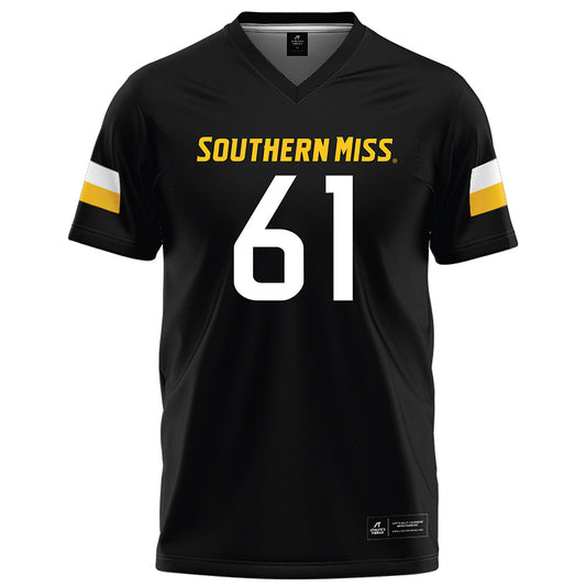 Southern Miss - NCAA Football : Kendrick Watkins - Black Football Jersey-0