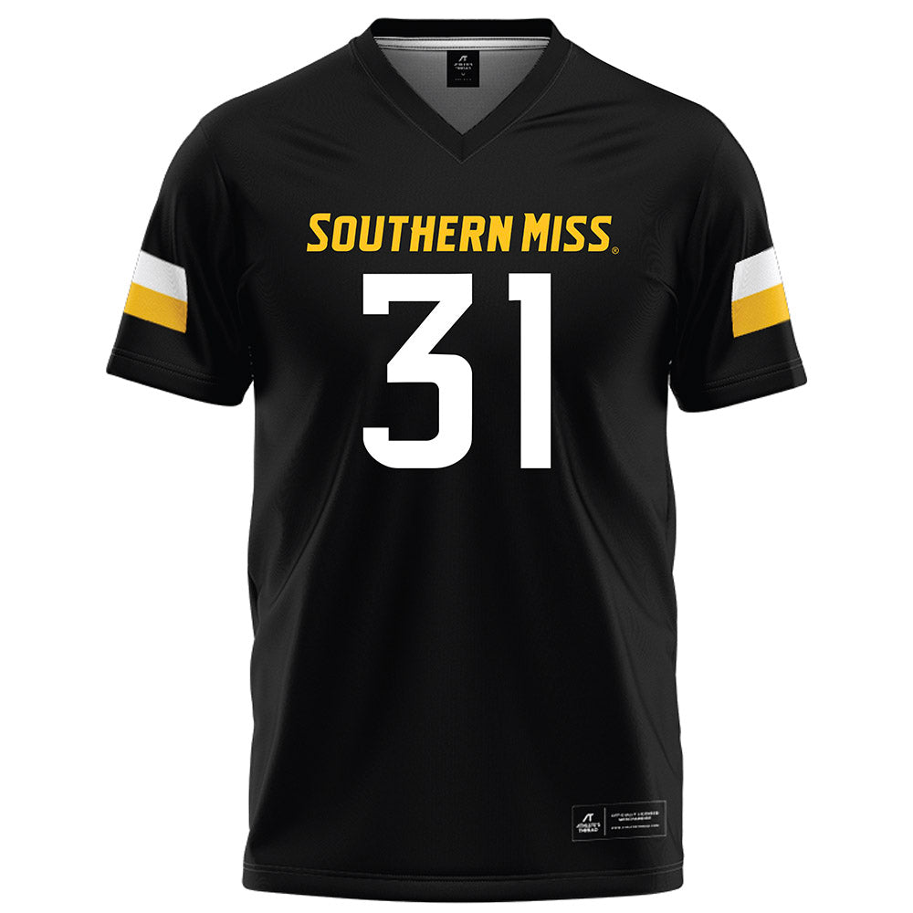 Southern Miss - NCAA Football : Zachariah Keith - Black Football Jersey-0