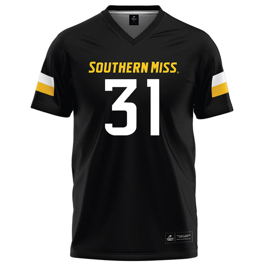 Southern Miss - NCAA Football : Zachariah Keith - Black Football Jersey-0