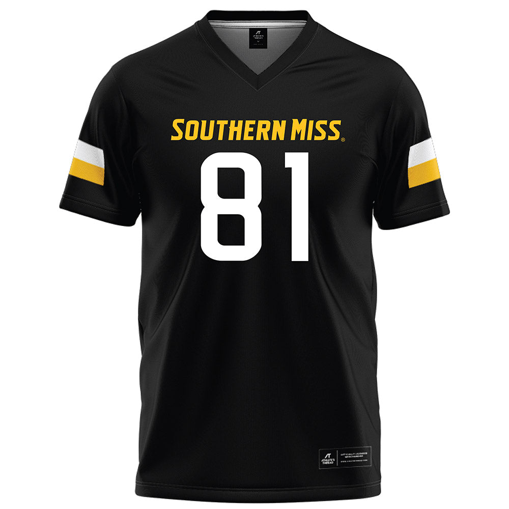 Southern Miss - NCAA Football : Preston Kilgore - Black Football Jersey-0