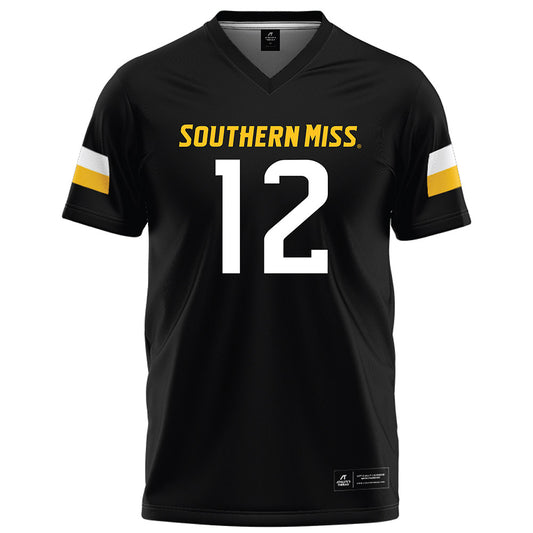 Southern Miss - NCAA Football : Laquan Robinson - Black Football Jersey-0