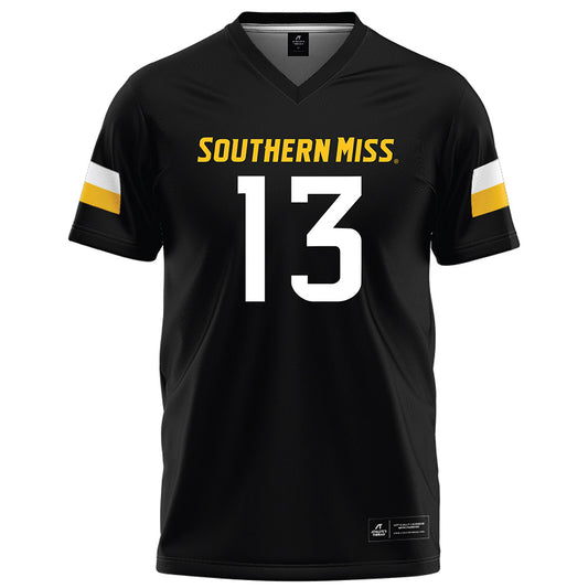 Southern Miss - NCAA Football : Grant Page - Black Football Jersey-0