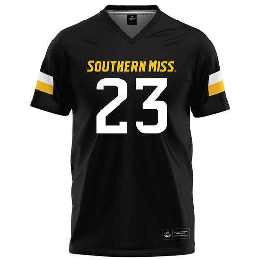 Southern Miss - NCAA Football : Anthony Richard Jr. - Black Football Jersey-0