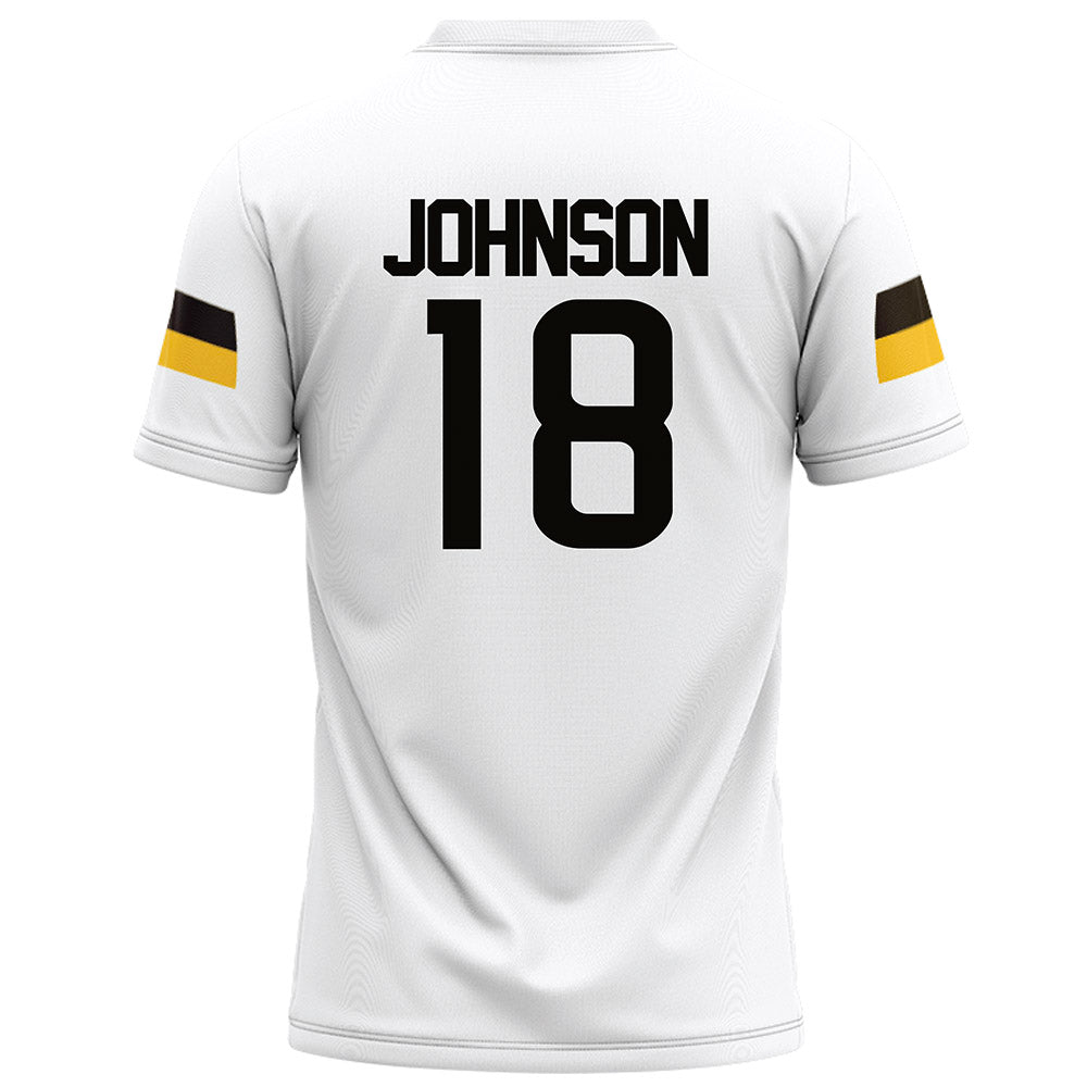 Southern Miss - NCAA Football : Jordan Johnson - White Football Jersey-1