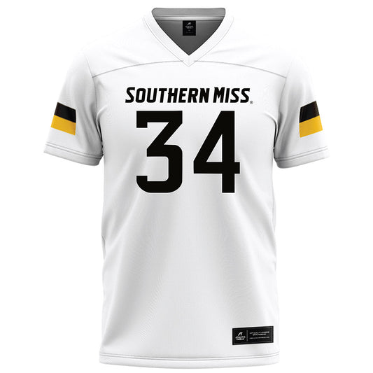 Southern Miss - NCAA Football : Jack Murley - White Football Jersey-0