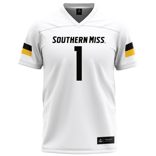 Southern Miss - NCAA Football : Braylon Braxton - White Football Jersey-0