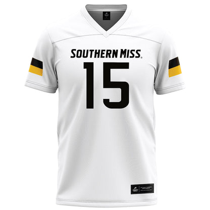 Southern Miss - NCAA Football : Hugh Price - White Football Jersey-0