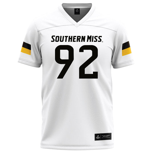 Southern Miss - NCAA Football : David Griffin - White Football Jersey-0