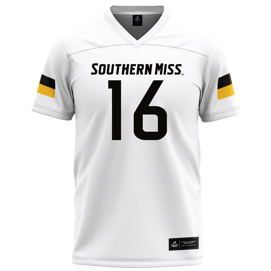 Southern Miss - NCAA Football : Jameer Lewis - White Football Jersey-0