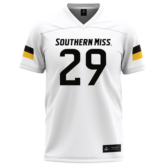 Southern Miss - NCAA Football : Jackson Klein - White Football Jersey-0