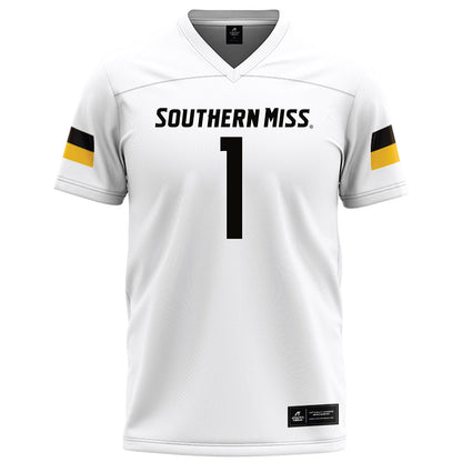 Southern Miss - NCAA Football : Champ Lewis - White Football Jersey-0