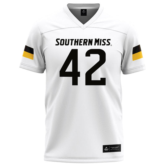 Southern Miss - NCAA Football : Cannon McClain - White Football Jersey-0