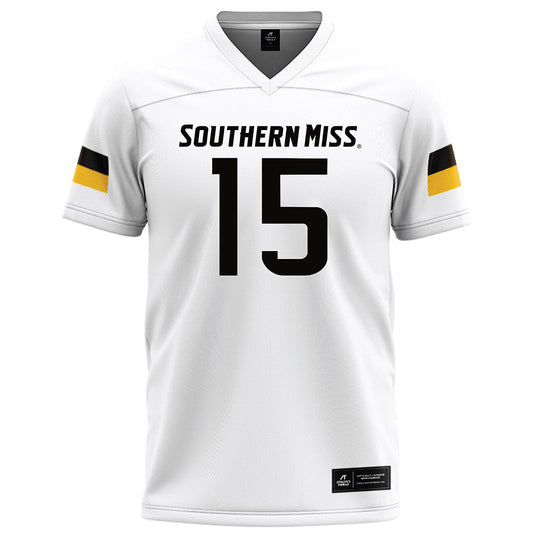 Southern Miss - NCAA Football : Jalen Sims - White Football Jersey-0