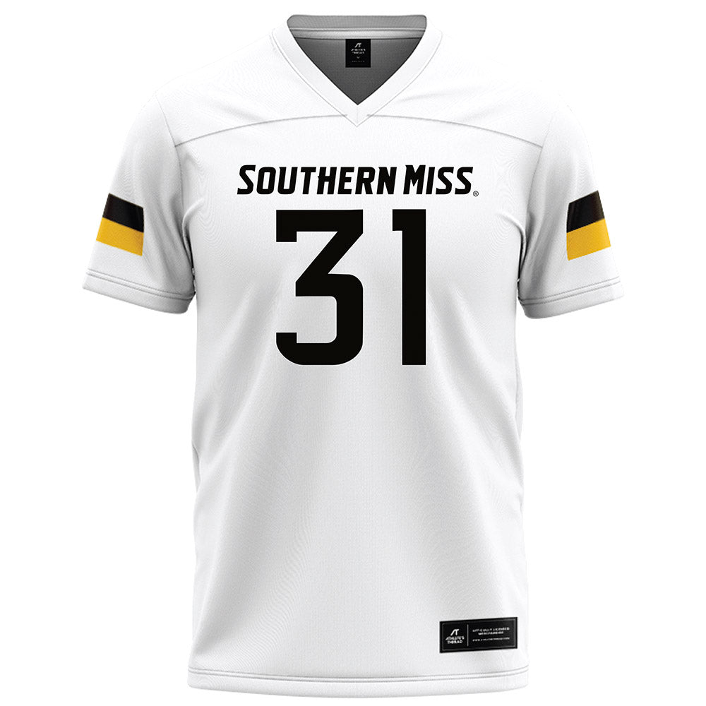Southern Miss - NCAA Football : Zachariah Keith - White Football Jersey-0