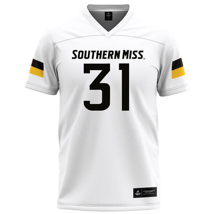 Southern Miss - NCAA Football : Zachariah Keith - White Football Jersey-0